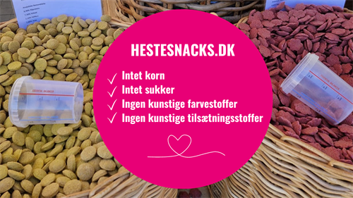 Hestesnacks - bland selv bolsjer - Lille bøtte